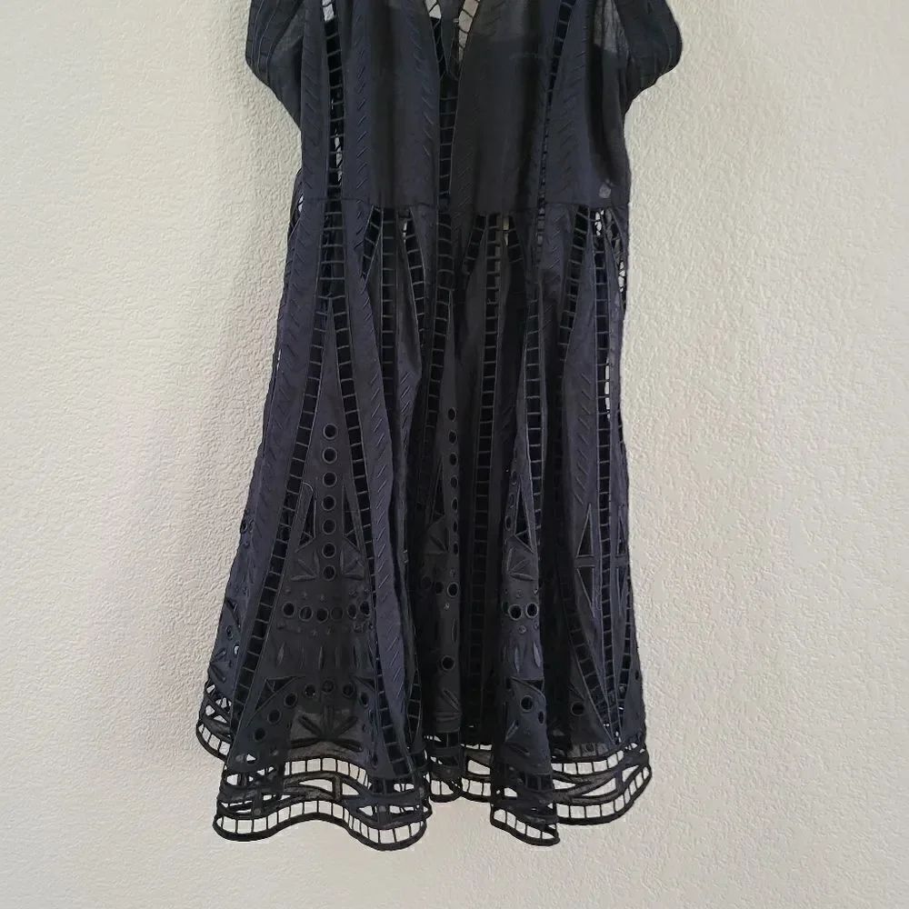 NWT Magali Pascal Tangier Eyelet Mini Dress S - Picture 7 of 15